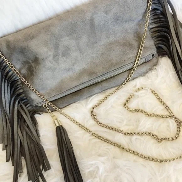 Gray Suede Bag - Picture 3 of 3